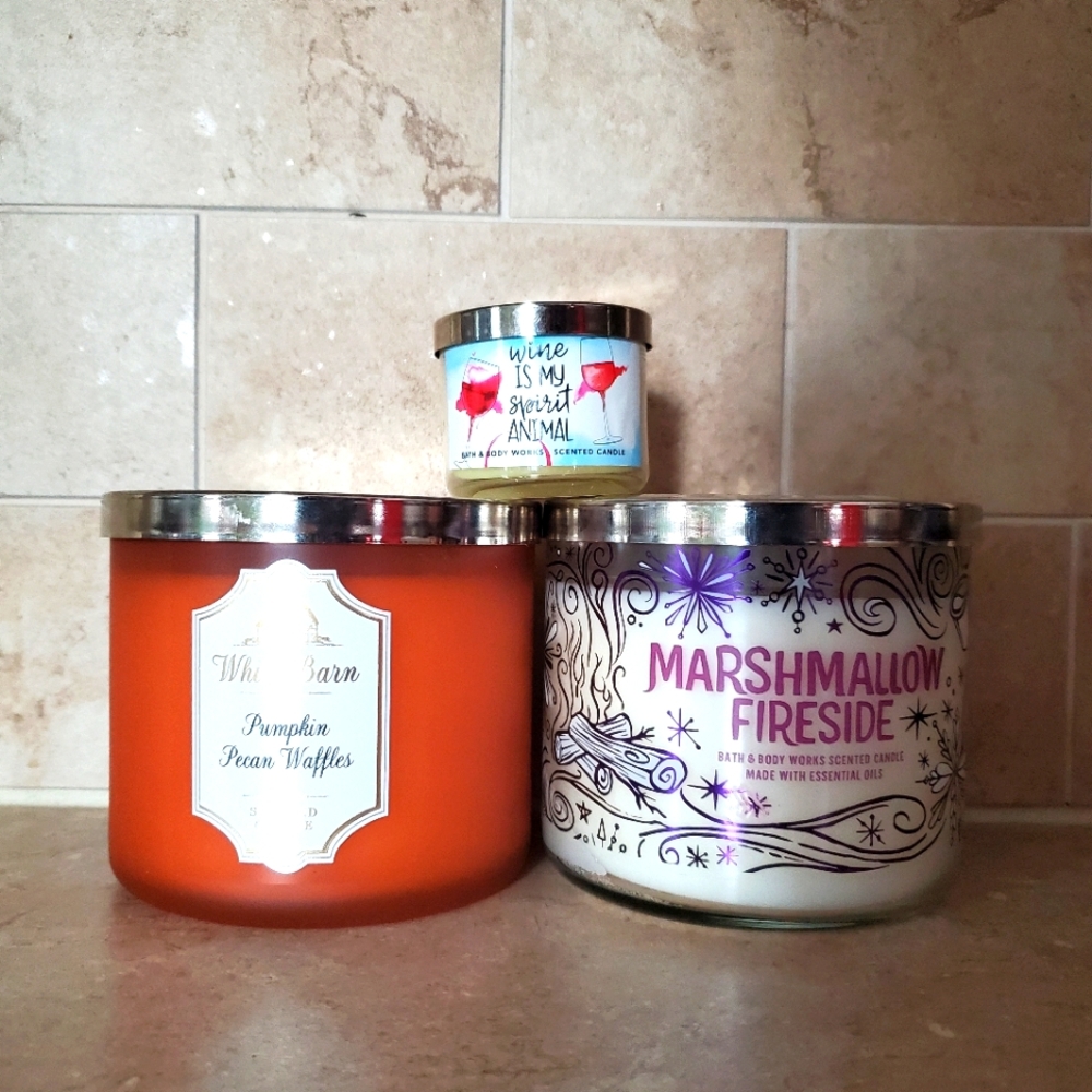 Bath & Body Works / White Barn Candle Set